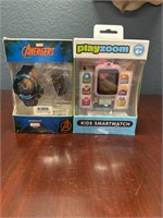 AVENGERS AND PLAY ZOOM KIDS WATCHES