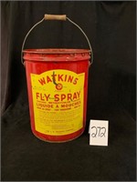 Watkins fly spray tin