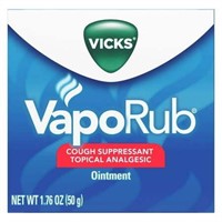 (2 pack)Vicks VapoRub  Topical Chest Rub & Analges