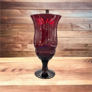 Ruby Red Vase