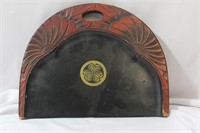 A Japanese Lacquer Crumb Holder