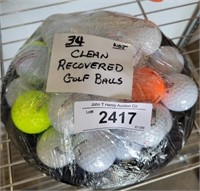 34 CLEAN RECOVERED BALLS