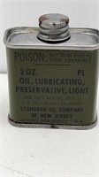 MILITARY 2OZ FULL CAN LURICATING OIL
