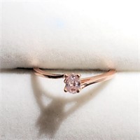 $3500 14K  Diamond(0.2Ct Si,Light Pink) Ring