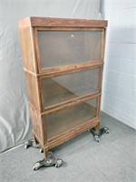 Hale 3 Section Barrister Book Case