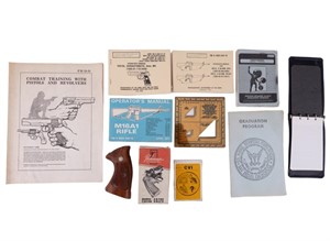 US Military Firearms Manuals, Pistol Grips, & More