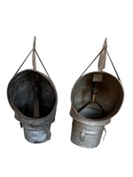 Pair of Galvanized Rotating Air Vents
