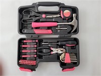 Pink Tool Kit, 39 Pieces, NEW