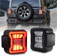 lioonyee LED Tail Lights Smoked Compatible with Wr