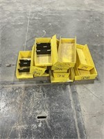 Yellow parts bins