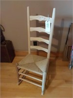 Wood Ladder Back Rocking Chair