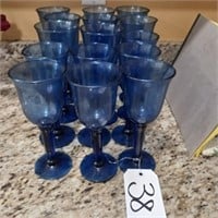 15 COBALT BLUE GLASSES