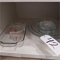 PYREX GLASS DISHES