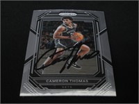 Cameron Thomas Signed Trading Card RCA COA