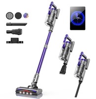 Cordless Vacuum Cleaner, 450W Stick Vacuum Cleaner