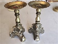 Pair of Decorative Candle Holders