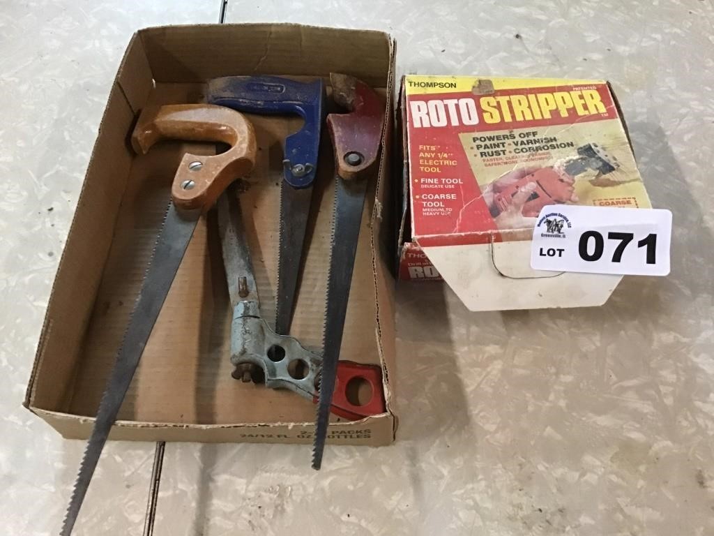 ROTO STRIPPER, SAWS