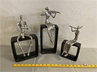 Uttermost Musical Ensemble Silver Sculptures