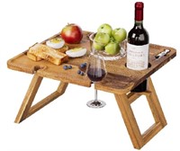 4 Boxes Acacia Wood Wine Picnic Table