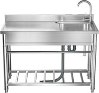 Commercial Restaurant Stainless Steel Prep Sink