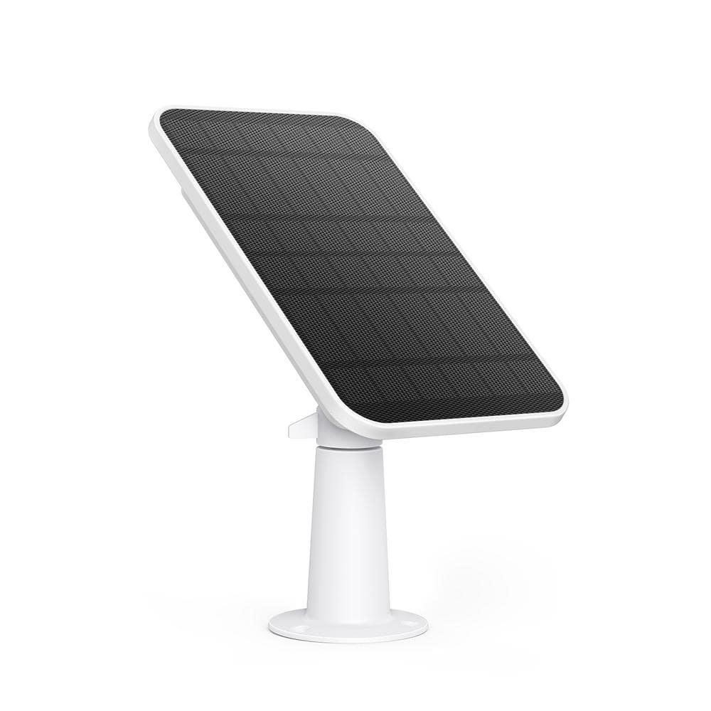 Solar Panel for Security Cameras in White
