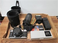 Canon AE1 Camera & Canon Camera Accessories