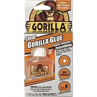 Gorilla Clear Glue, 1.75 ounce Bottle, Clear (Pack