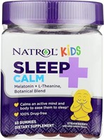Natrol Kids Sleep + Calm Gummies, Non GMO, Drug Fr