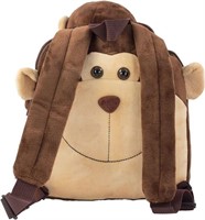 Children's Backpack with Removable Plush Toy