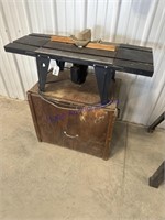 PLANER ON WOOD STAND, WORKS