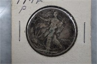 1942 Walking Liberty Half Dollar -90% Silver