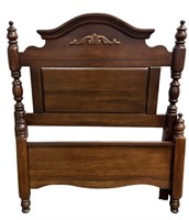 Mahogany Twin Bed