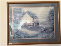Framed Amish Quilts for Sale Print