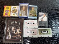 Playing cards & vintage tapes