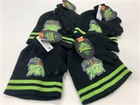 4 New TMNT Toque & Glove Sets