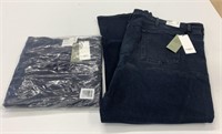 2 New Pairs Jeans Size 58x32