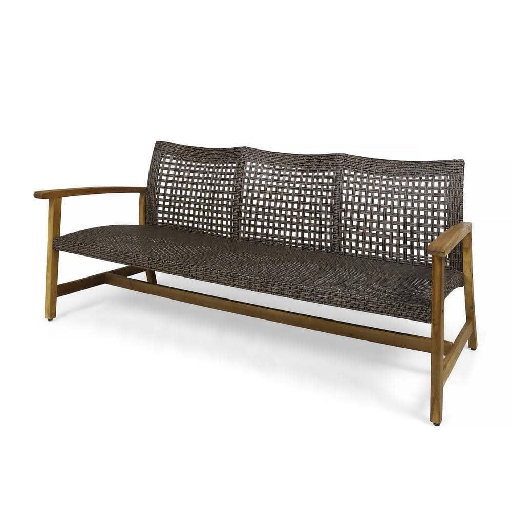 $317  Unbranded Patio Wicker Bench Rattan Chair
