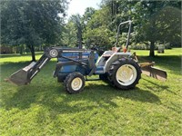 Ford 1715 Tractor-Long 2310 Tractor-Implements