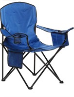 AMAZONBASICS PADDED CAMPING CHAIR WITH COOLER,