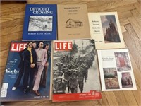 Local History books and Life magazines
War era