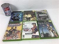 6 jeux Xbox dont American Shopper, Nascar 09