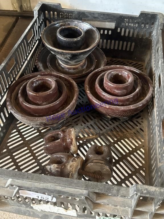 INSULATORS, IN GARAGE