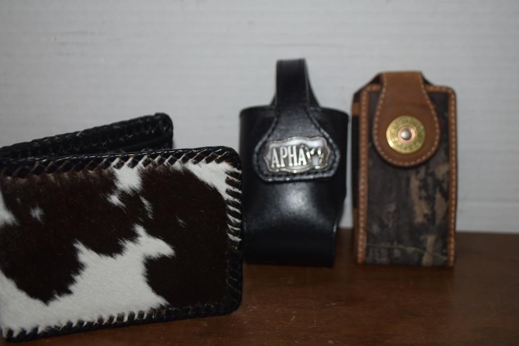 New Cow Hide Wallet & Two Holsters