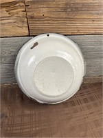 12 Inch Round Porcelain Enamel Bowl