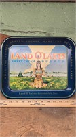 Land O Lakes metal tray