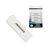 Merangue® White Erasers, 3/Pack, 37 Pack