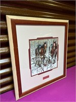 Bev Doolittle ‘Two Indian Horses” Framed Print
