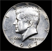 1967-p Kennedy Half Dollar 50c Grades Choice Unc