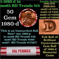 CRAZY Penny Wheel Buy THIS 1980-d solid Red BU Lin