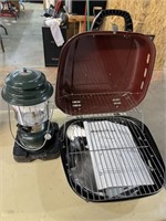 (NEW) Master Cook gas grill- Coleman lantern
